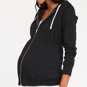 Maternity zip up hoodie